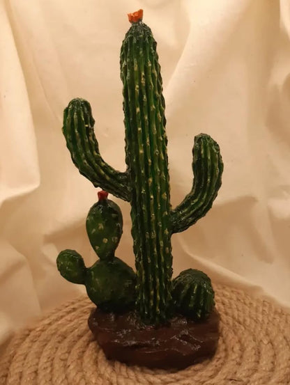 Decorative Cactus Statue, Polyester Cactus Decor, Cactus Statue, Cactus Home Decor, Artificial Cactus Art, Cactus Table Decor, Cactus Decor