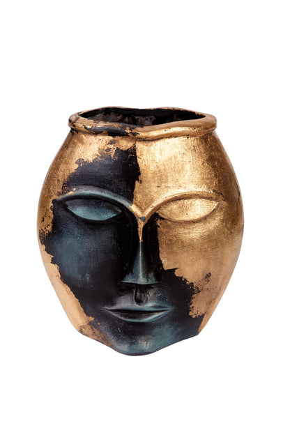Abstract Face Vase, Modern Ceramic Planter, Minimalist Face Sculpture Pot, Unique Sculpture Vase, Artistic Face Decor, Aesthetic Indoor Pot, Ceramic Face Vase, Artistic Face Vase