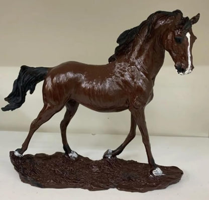 Handcrafted Horse Statue, Equestrian Art Sculpture, Luxury Horse Decor Figurine, Horse Ornament Collectible, Horse Sculpture, Horse Decor