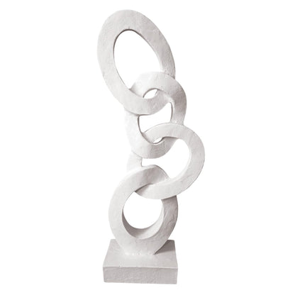 Chain Decor, Abstract Chain Sculpture, Unique Home Decor Gift, Modern Chain Decor, Desk Chain Decor, Geometric Chain Decor, Chain Statue, Modern Chain Sculpture, Modern Chain Statue