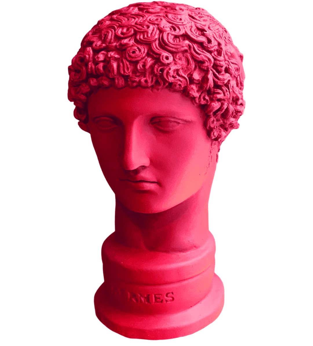 Greek Hermes Abstract Face Statue, Greek Bust Sculpture, Contemporary Greek Mythology Sculpture, Classical Bust Home Accent