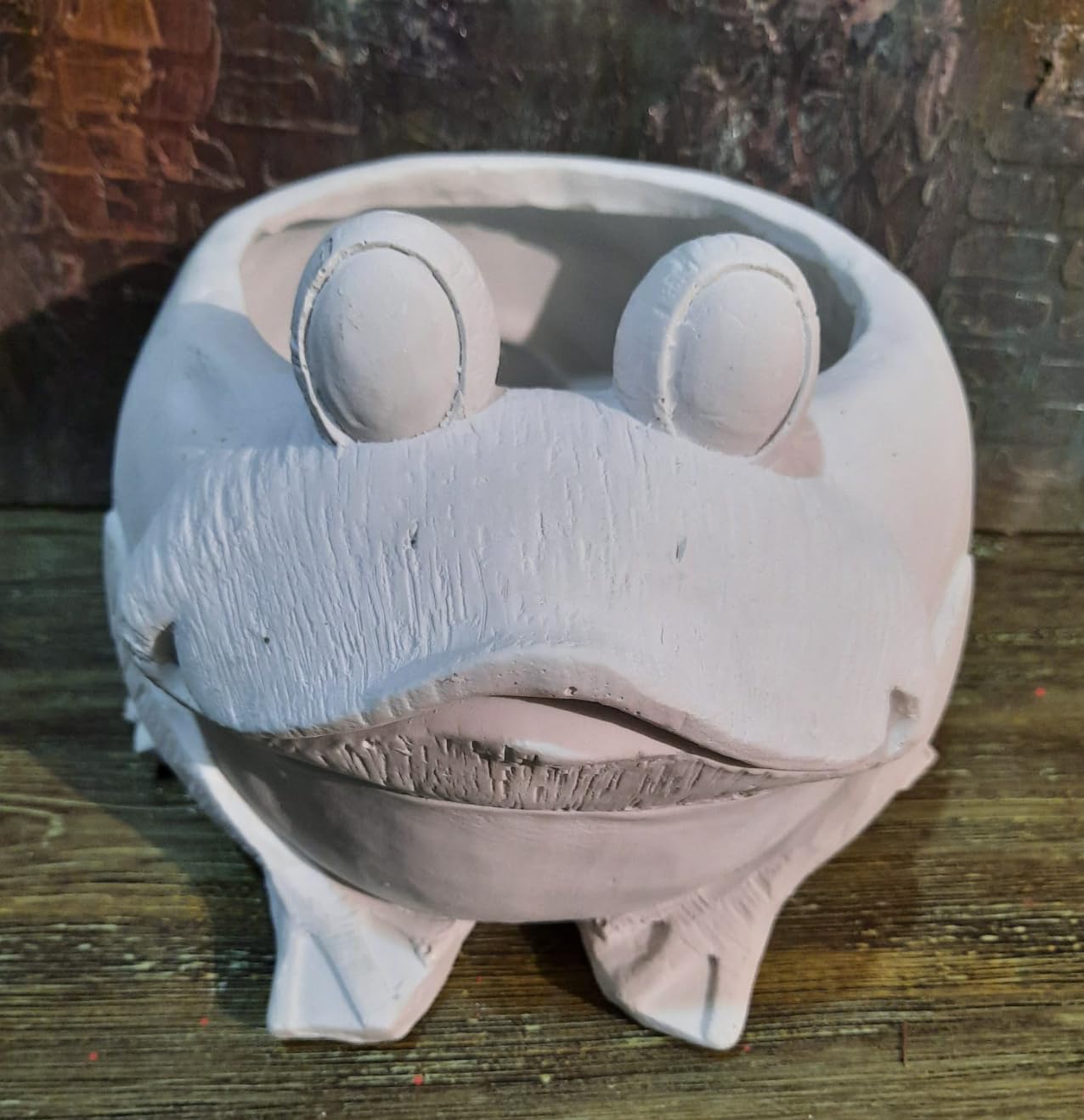 Frog Planter Pot, Frog Shaped Flower Pot Planter, Frog Planter for Indoor, Frog Vase, Frog Themed Vase, Gift For Frog Lovers, Frog Plant Pot