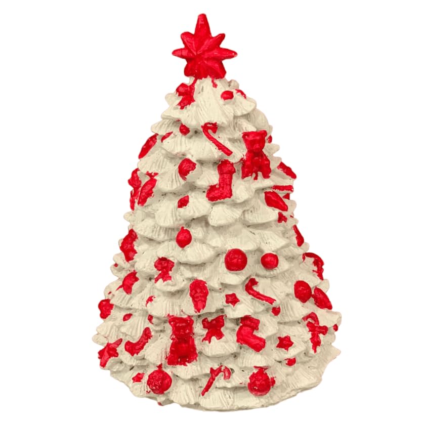 Mini Christmas Tree Figurine, Christmas Tree Ornament, Seasonal Tree Figurine, Christmas Decor Gift, Holiday Tree Decor, Christmas Tree Decor, Christmas Tree Sculpture