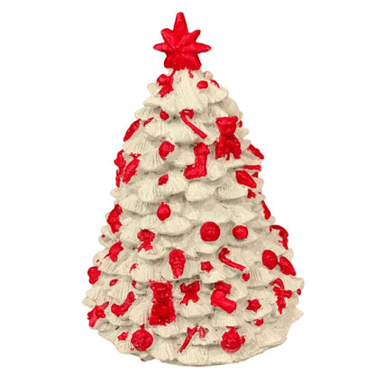 Mini Christmas Tree Figurine, Christmas Tree Ornament, Seasonal Tree Figurine, Christmas Decor Gift, Holiday Tree Decor, Christmas Tree Decor, Christmas Tree Sculpture