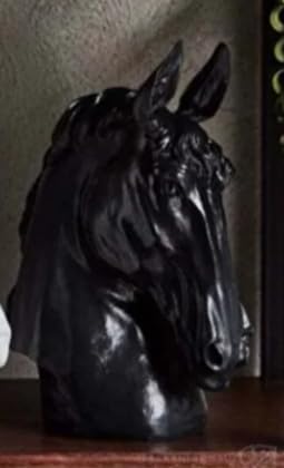 Handmade Horse Head Statue, Elegant Horse Figurine, Horse Head Statue, Horse Sculpture Art, Polyester Horse Statue, Elegant Horse Decor