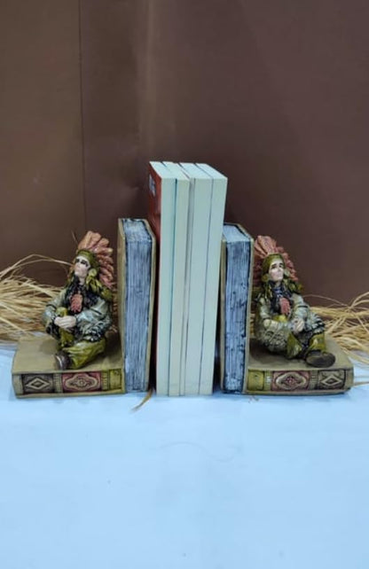 Handgefertigtes Indianer Häuptling Buchsends Set, Indianer Häuptling Buchsends, Polyester Buchsend Set, Indianer Häuptling Buchsends, Einzigartiges Buchsends Geschenk