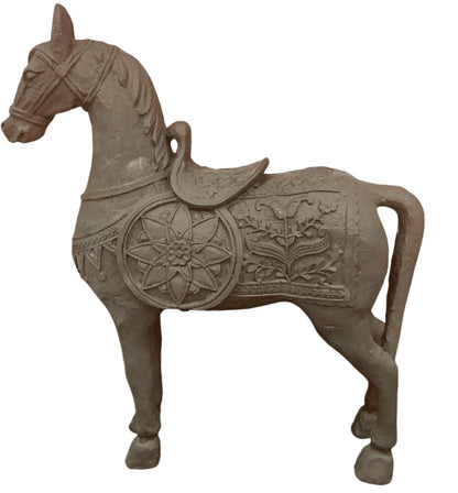 Antique Style Decorative Horse Statue, Ancient Horse Statue, Horse Decor Sculpture, Traditional Horse Statue, Historic Horse Figurine