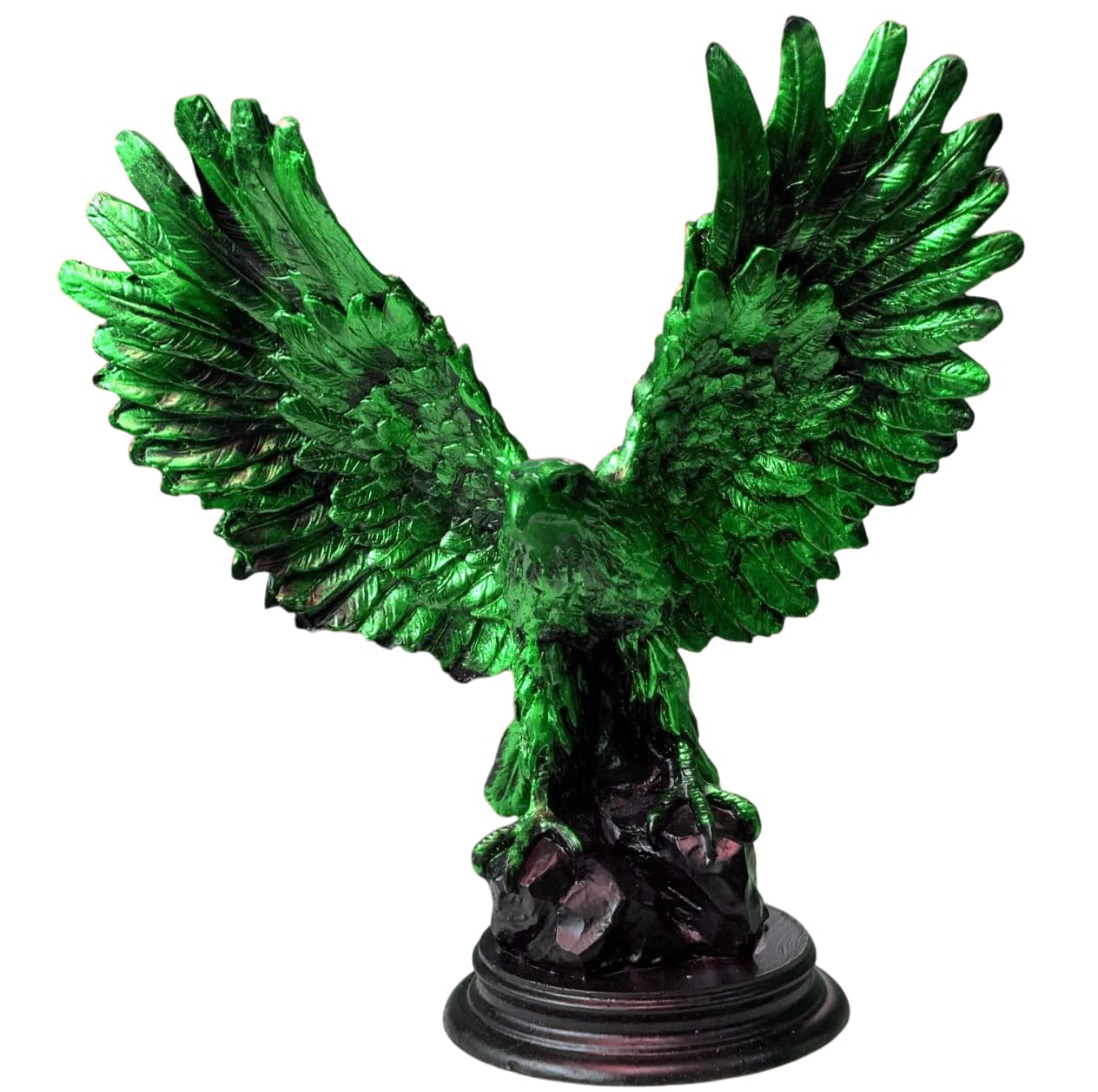 Majestätische Adlerfigur mit offenen Flügeln, Adler-Tischstatue, Patriotisches Adlergeschenk, Adlerfigur-Dekor, Adlerstatue, Polyester-Vogelfigur, Adlerskulptur, Adlerstatue
