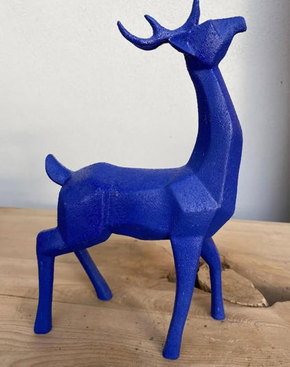Modern Cubic Deer Statue, Geometric Deer Sculpture, Cubic Deer Statue, Cubic Deer Sculpture, Geometric Reindeer Decor, Cubic Reindeer Statue
