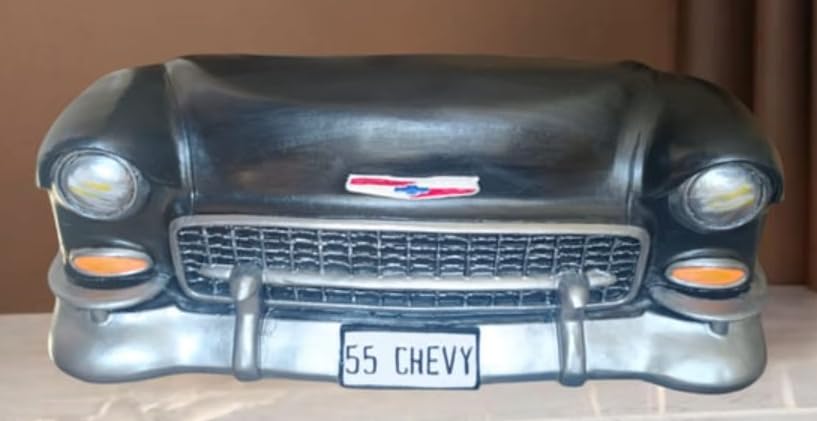 Retro Car Wall Sculpture, Chevrolet Wall Statue, Chevrolet Wall Sculpture, 1955 Chevy Front End Wall Decor, Classic Car Lover Gift, Chevrolet Wall Decor, Chevy Wall Decor