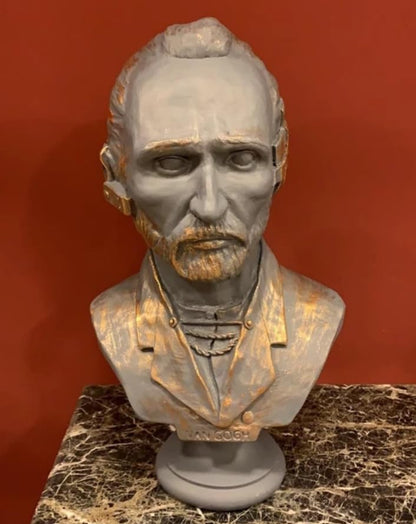Van Gogh Bust Sculpture, Decorative Bust of Van Gogh, Contemporary Art Bust, Van Gogh Sculpture, Van Gogh Figurine, Van Gogh Decor, Van Gogh Statue, Van Gogh Sculpture