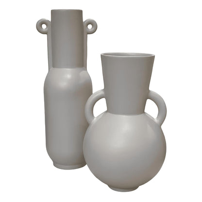Modern Minimalist Vases Set of 2, Modern Home Decor, Minimalist Vase Set, Modern Vase, Decorative Vase, Round Modern Vase, Rustic Shelf Vase