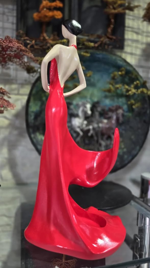 Elegant Woman Wine Rack Sculpture, Lady Wine Holder Statue, Woman Wine Rack, Modern Woman Sculpture Wine Rack, Artistic Bar Decor