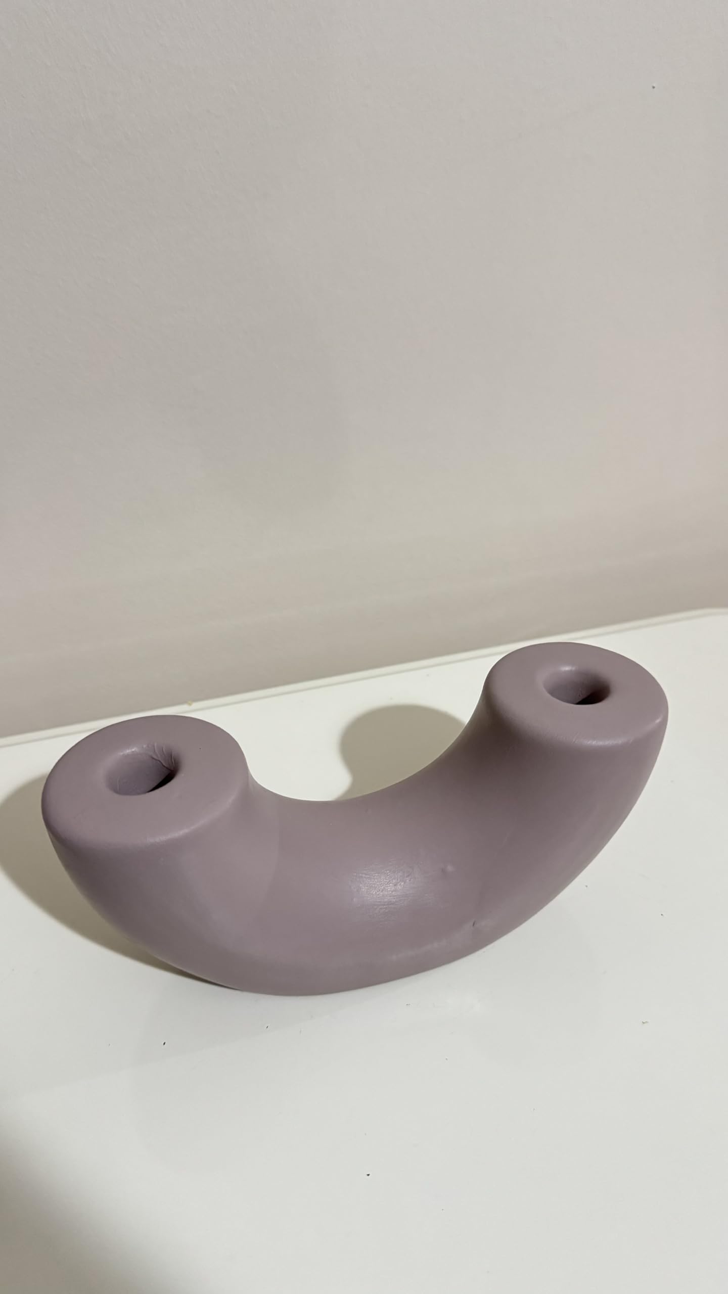 Ceramic U-shaped Sculpture, Handmade Ceramic Decor, Decorative Art Object, Home Accents, Minimalist Tabletop Art Decor, Shaped Sculpture, Shaped Vase, Tabletop Vase