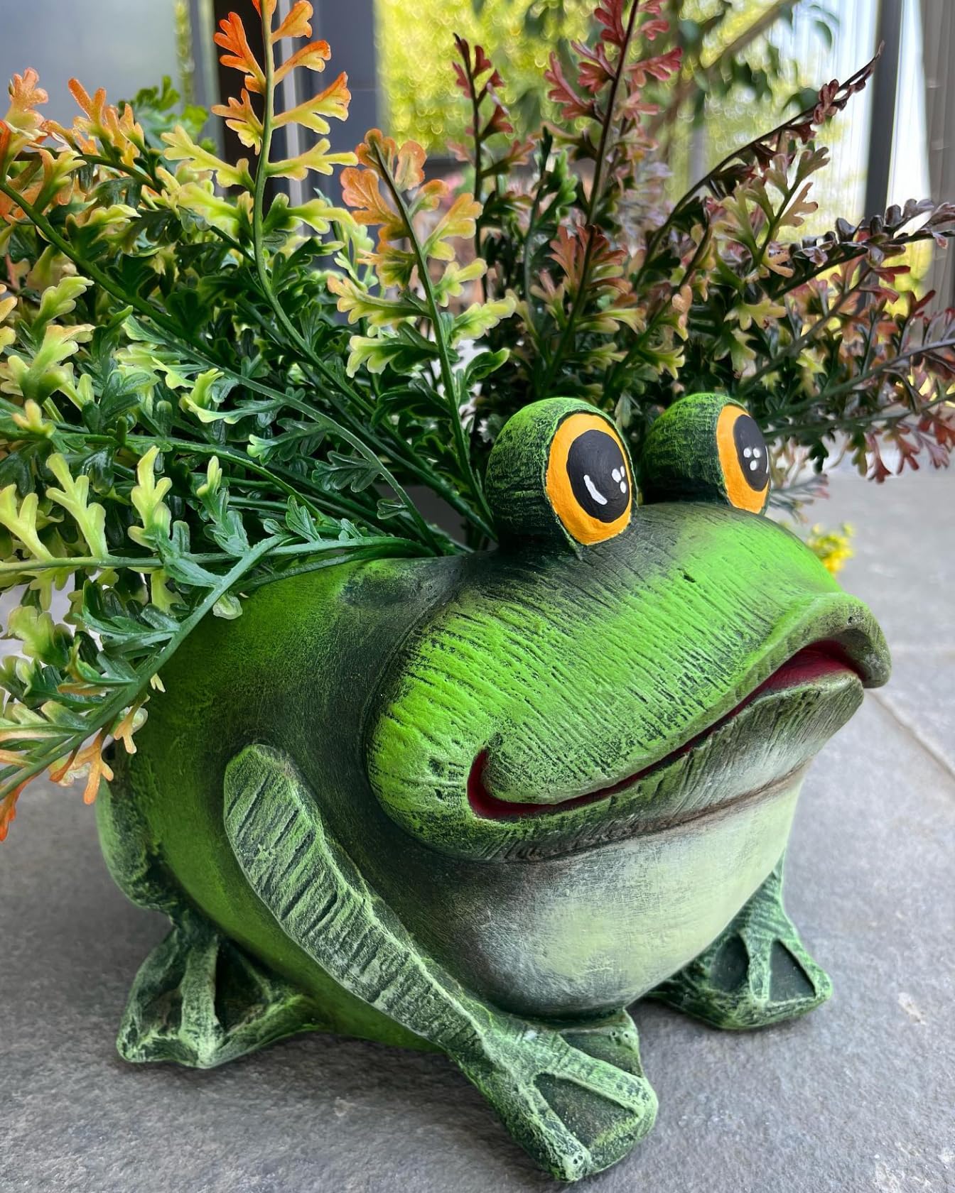 Frog Planter Pot, Frog Shaped Flower Pot Planter, Frog Planter for Indoor, Frog Vase, Frog Themed Vase, Gift For Frog Lovers, Frog Plant Pot
