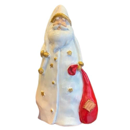 Christmas Santa Statue, Hand-Painted Santa Claus figurine, Christmas Decor, Christmas Holiday Decor, Christmas Santa Sculpture, Santa Decor, Christmas Santa Decor