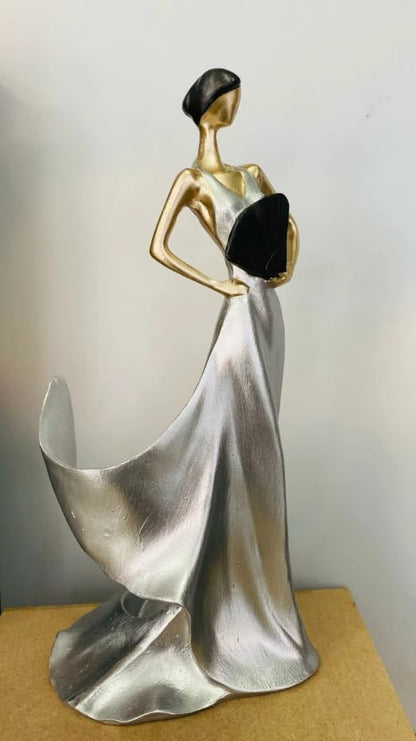 Elegant Woman Wine Rack Sculpture, Lady Wine Holder Statue, Woman Wine Rack, Modern Woman Sculpture Wine Rack, Artistic Bar Decor