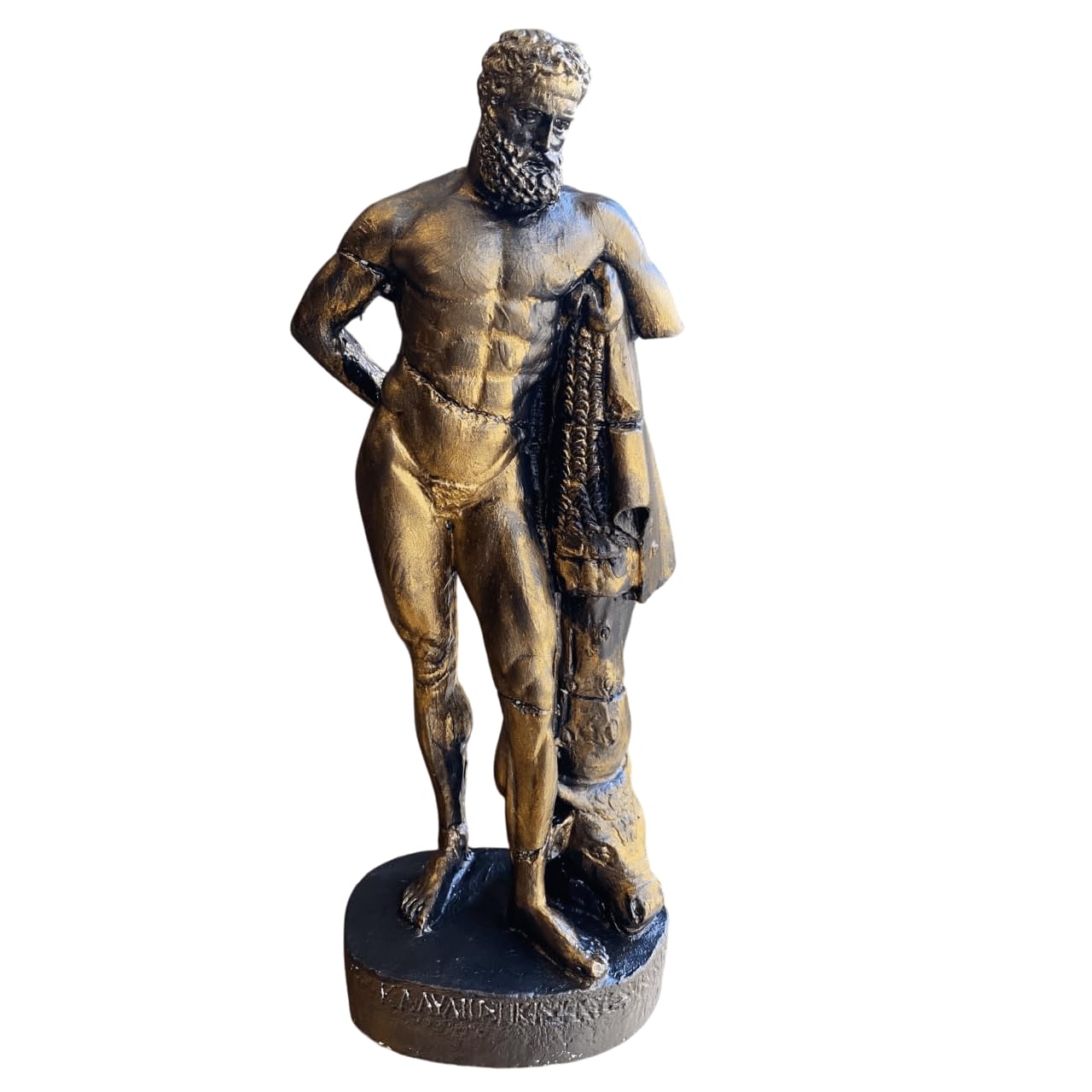 Antike griechische Herkules-Statue, handgemachte Mythologie-Statue, handgemachte Herkules-Skulptur, griechische Mythologie-Herkules-Figur, Herkules-Statue