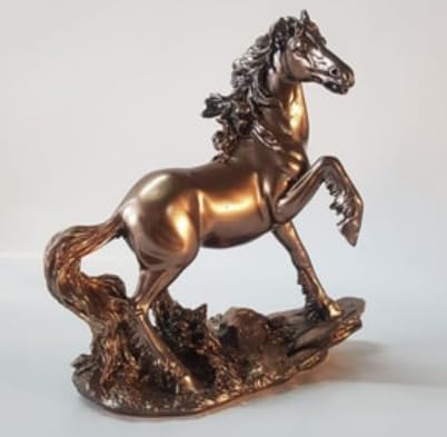 Handcrafted Horse Statue, Modern Animal Statue, Polyester Horse Art, Modern Horse Decor, Horse Lover Decor, Horse Sculpture, Horse Statue