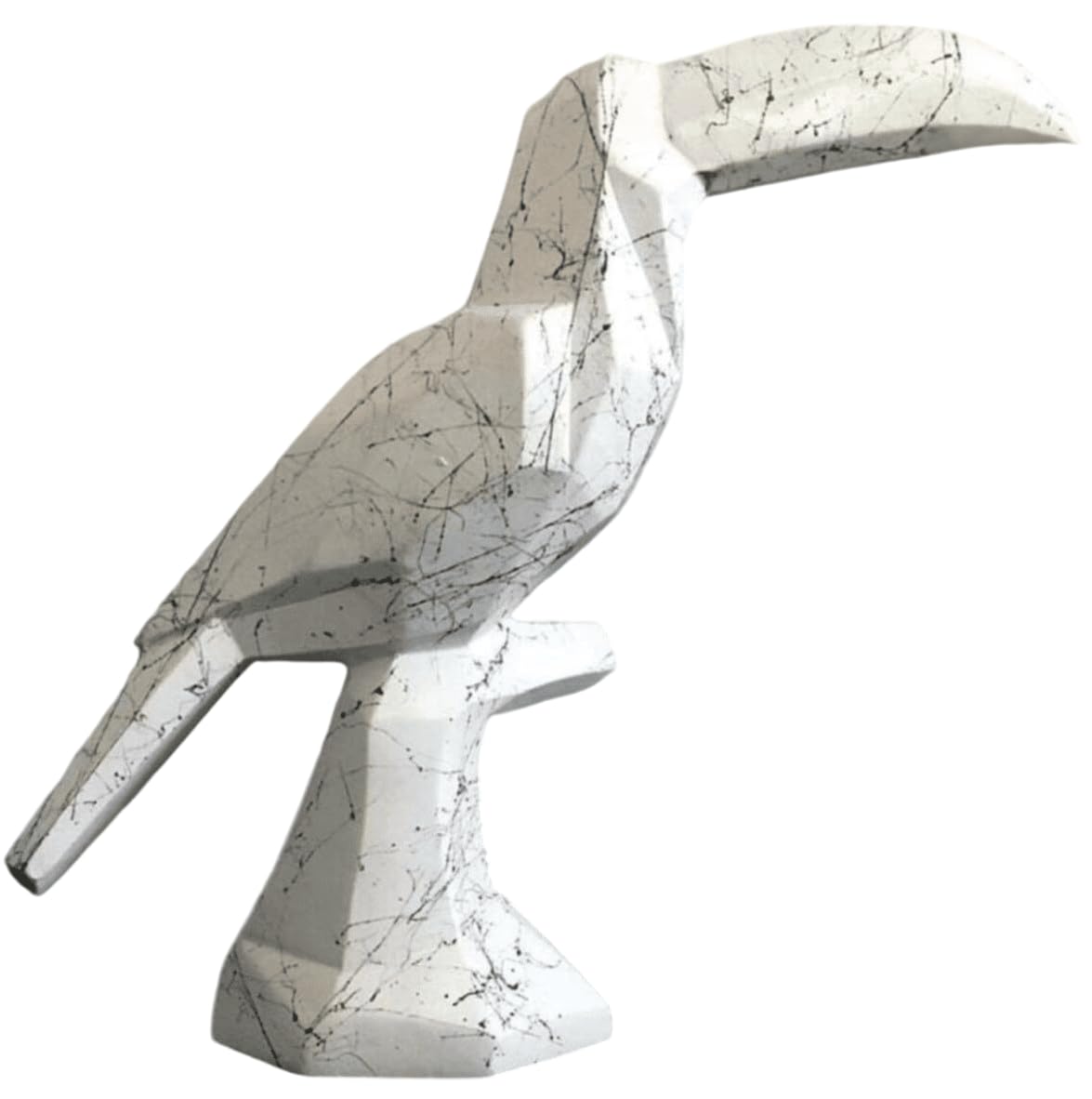 Geometric Toucan Bird Statue, Cubic Toucan Bird Statue, Toucan Bird Statue, Toucan Statue, Modern Toucan Bird Statue, Toucan Bird Sculpture