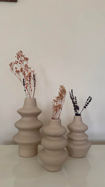 Minimal Ceramic Bubble Vase, Nordic Bubble Swirl Vase, Flower Pot, Dried Flower Vase, Nordic Vase, Wave Ceramic Vase, Decorative Vase, Bubble Vase, Ceramic Bubble Vase, Flower Vase