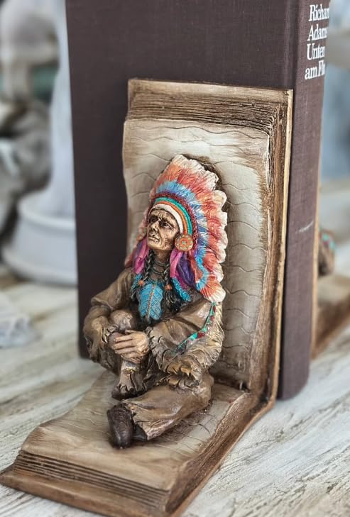 Handgefertigtes Indianer Häuptling Buchsends Set, Indianer Häuptling Buchsends, Polyester Buchsend Set, Indianer Häuptling Buchsends, Einzigartiges Buchsends Geschenk