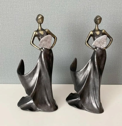 Elegant Woman Wine Rack Sculpture, Lady Wine Holder Statue, Woman Wine Rack, Modern Woman Sculpture Wine Rack, Artistic Bar Decor
