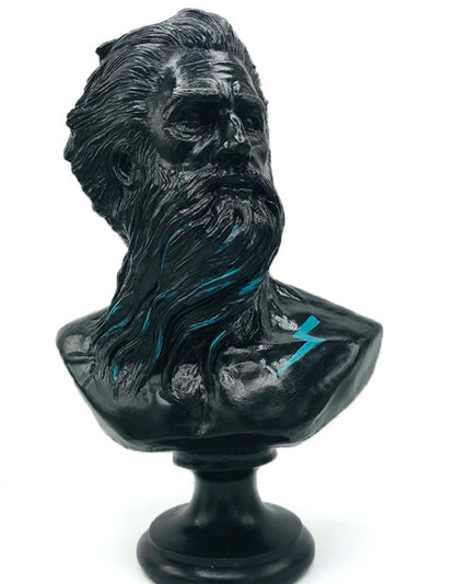 Poseidon Büste Statue im antiken griechischen Stil, antike griechische Poseidon Büste Statue, mythologische Poseidon Büste Statue, griechischer Gott Poseidon Büste, Poseidon Statue, Poseidon Skulptur