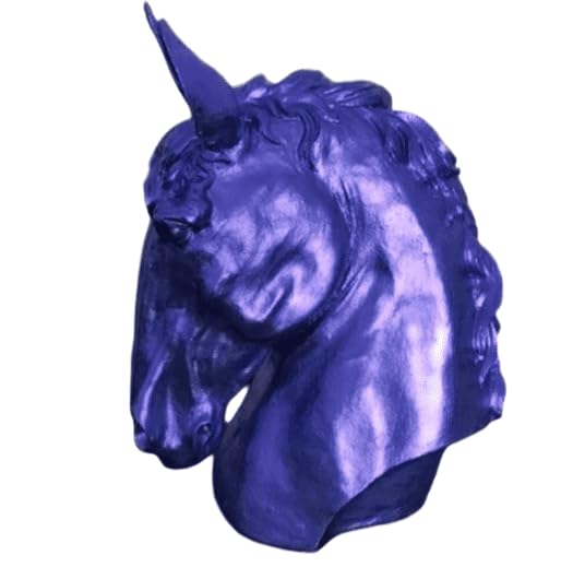 Handmade Horse Head Statue, Elegant Horse Figurine, Horse Head Statue, Horse Sculpture Art, Polyester Horse Statue, Elegant Horse Decor