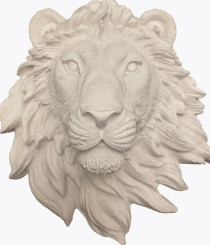 Lion Head Wall Decor, Jungle Theme Art, Modern Wildlife Wall Decor, Majestic Lion Head Wall Decor, Animal Wall Decor, Lion Head Wall Statue, Lion Head Wall Sculpture, Lion Head Wall Objects
