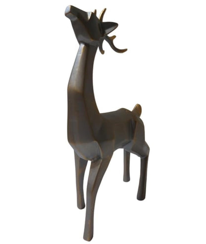 Modern Cubic Deer Statue, Geometric Deer Sculpture, Cubic Deer Statue, Cubic Deer Sculpture, Geometric Reindeer Decor, Cubic Reindeer Statue