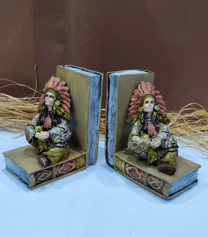 Handgefertigtes Indianer Häuptling Buchsends Set, Indianer Häuptling Buchsends, Polyester Buchsend Set, Indianer Häuptling Buchsends, Einzigartiges Buchsends Geschenk