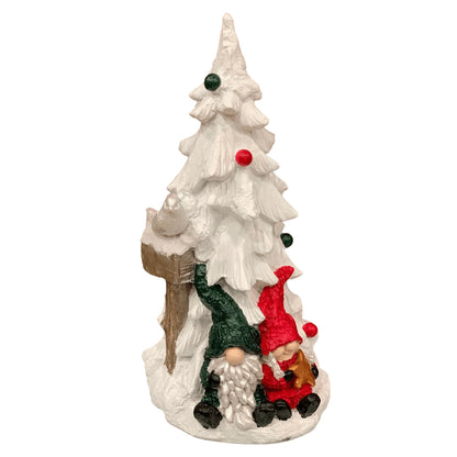Large Christmas Tree Figurine, Christmas Tree Ornament, Seasonal Tree Figurine, Christmas Decor Gift, Holiday Tree Decor, Christmas Tree Sculpture, Christmas Tree Decor