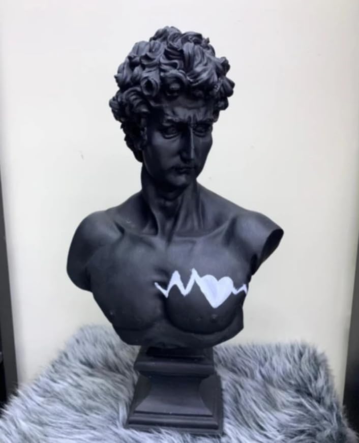 David Büste Dekorative Skulptur, Griechische Statue Dekor, Abstrakte Klassische Büste Statue, Moderne Kunst Skulptur, David Büste, David Skulptur, David Büste Dekor, David Dekor, David Statue