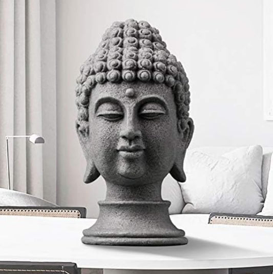 Buddha Kopf Statue, Buddha Büste, Feng Shui Statue, Buddha Gesicht Skulptur, Buddha Gesicht Dekor, Zen Meditation Dekor, Meditation Skulptur, Buddha Büste Dekor, Buddha Büste Statue