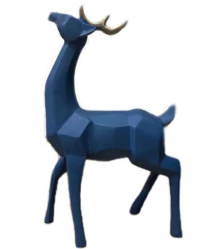 Modern Cubic Deer Statue, Geometric Deer Sculpture, Cubic Deer Statue, Cubic Deer Sculpture, Geometric Reindeer Decor, Cubic Reindeer Statue