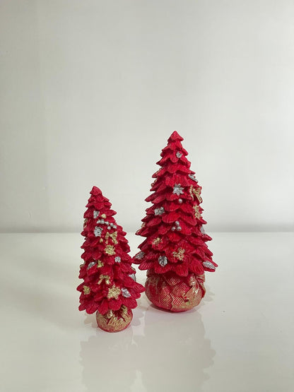 Mini & Large Christmas Tree Figurine, Christmas Tree Decor, Seasonal Tree Figurine, Christmas Decor Gift, Holiday Tree Decor, Christmas Tree Sculpture
