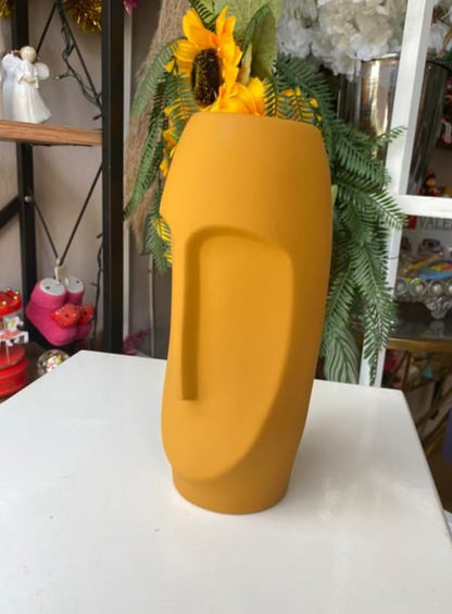 Modern Abstract Face Vase, Face Minimalist Vase, Abstract Face Vase, Face Shaped Planter, Abstract Head Vase, Face Vase, Face Planter Vase