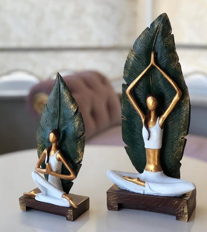 Yoga Girl Sculpture, Meditation Figurine, Yoga Lover Gift, Yoga Decor Accent, Decor Art Sculpture, Yoga Girl Decor, Yoga Girl Statue, Yoga Girl Object, Yoga Girl Figurine