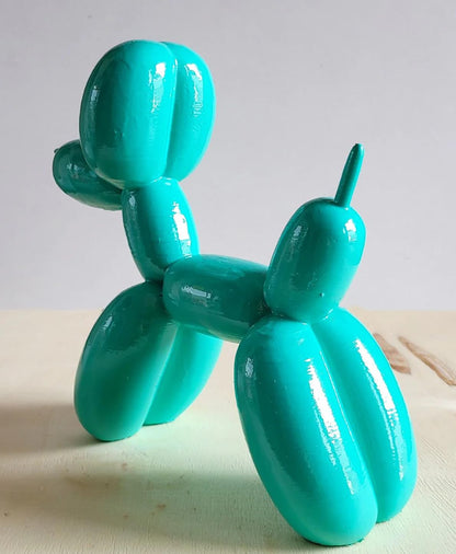 Balloon Dog Statue, Polyester Balloon Dog Figurine, Balloon Puppy Shelf Table Decor, Balloon Puppy Figurine, Balloon Animal Decor