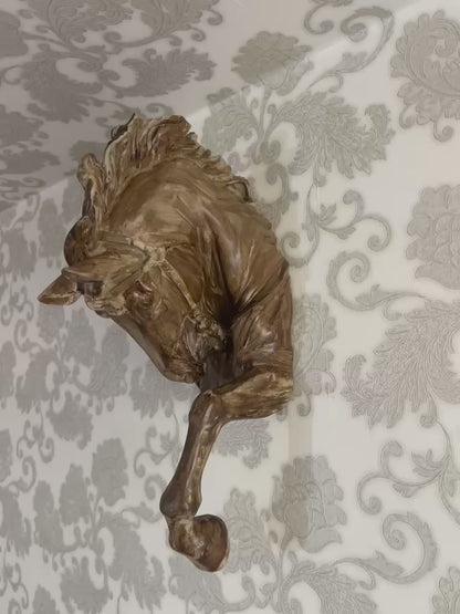 Horse Head Wall Sculpture, Horse Head Wall Decor , Equestrian Wall Decor, Gift For Horse Lovers, Horse Wall Sculpture, Horse Wall Decor
