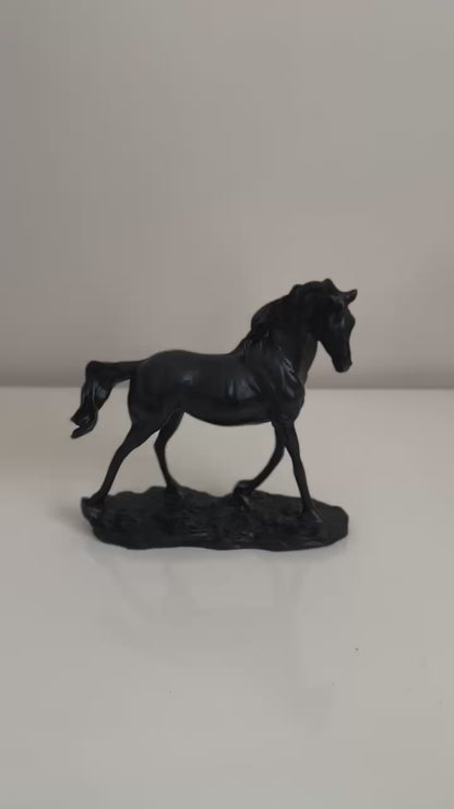 Handcrafted Horse Statue, Equestrian Art Sculpture, Luxury Horse Decor Figurine, Horse Ornament Collectible, Horse Sculpture, Horse Decor