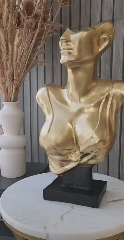 Handmade Abstract Woman Bust, Modern Female Sculpture, Unique Bust Statue, Handmade Female Bust Sculpture, Abstract Woman Statue, Woman Bust