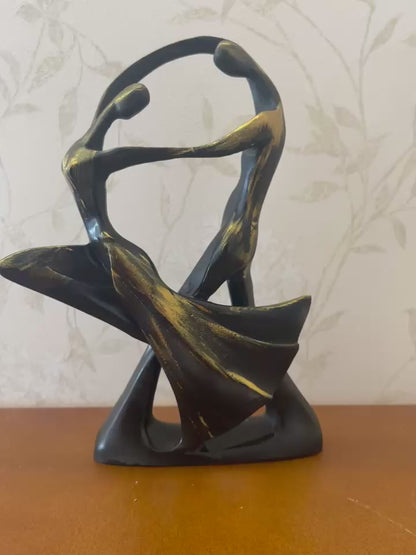 Dancing Couple Statue, Abstract Sculpture, Abstract Couple Figurine, Modern Love Decor, Romantic Gift for Couples, Love Art Decor, Couple Sculpture, Couple Statue