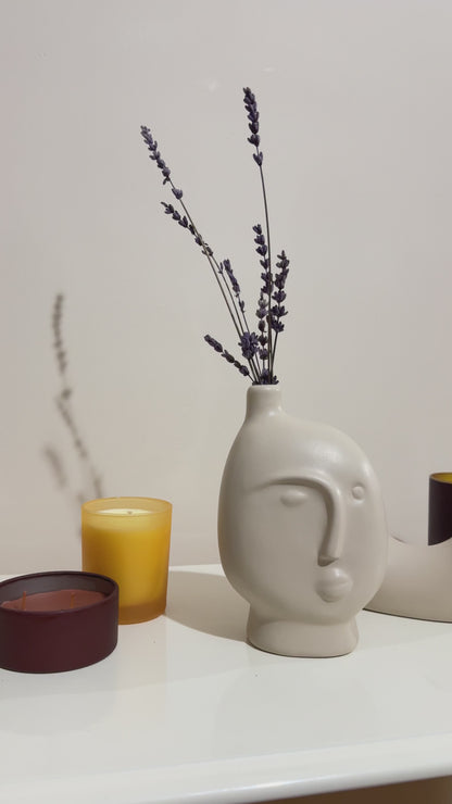 Ceramic U-shaped Sculpture, Handmade Ceramic Decor, Decorative Art Object, Home Accents, Minimalist Tabletop Art Decor, Shaped Sculpture, Shaped Vase, Tabletop Vase