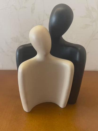 Abstract Sculpture Couple, Minimalist Love Couple Figurines, Emotional Couple Statue, Abstract Couple Figurine, Romantic Gift for Couples, Couple Figurine, Couple Sculpture, Couple Statue
