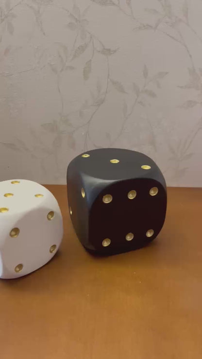 Decorative Dice Set, Unique Gaming Room Decor, Cool Car Decor, Polyester Dice Set, Dice Sculpture, Dice Decor, Dice Statue, Lucky Dice Decor, Lucky Dice Statue