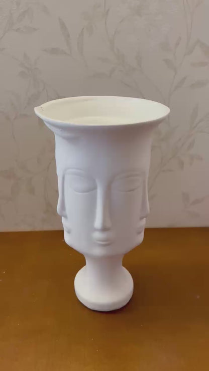 Handmade Dora Maar Vase, Abstract Face Art Decor, Handmade Face Vase, Modern Dora Maar Sculpture, Dora Maar Head Vase, Dora Maar Vase