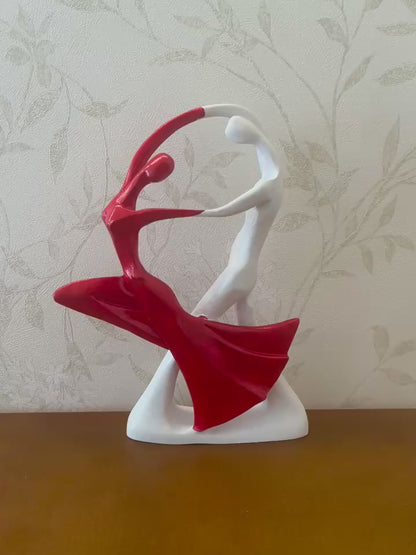 Dancing Couple Statue, Abstract Sculpture, Abstract Couple Figurine, Modern Love Decor, Romantic Gift for Couples, Love Art Decor, Couple Sculpture, Couple Statue