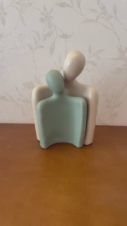 Abstract Sculpture Couple, Minimalist Love Couple Figurines, Emotional Couple Statue, Abstract Couple Figurine, Romantic Gift for Couples, Couple Figurine, Couple Sculpture, Couple Statue